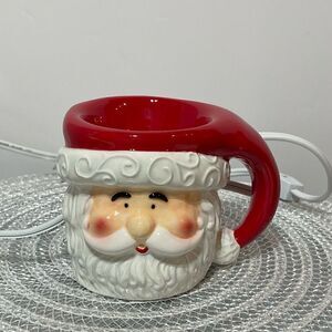 Scentsy Merry Mug Santa Wax Warmer NWT